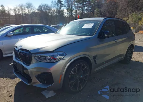 2020 BMW X3 M Competition z USA, uszkodzony, nr VIN 5YMTS0C00L9B23939